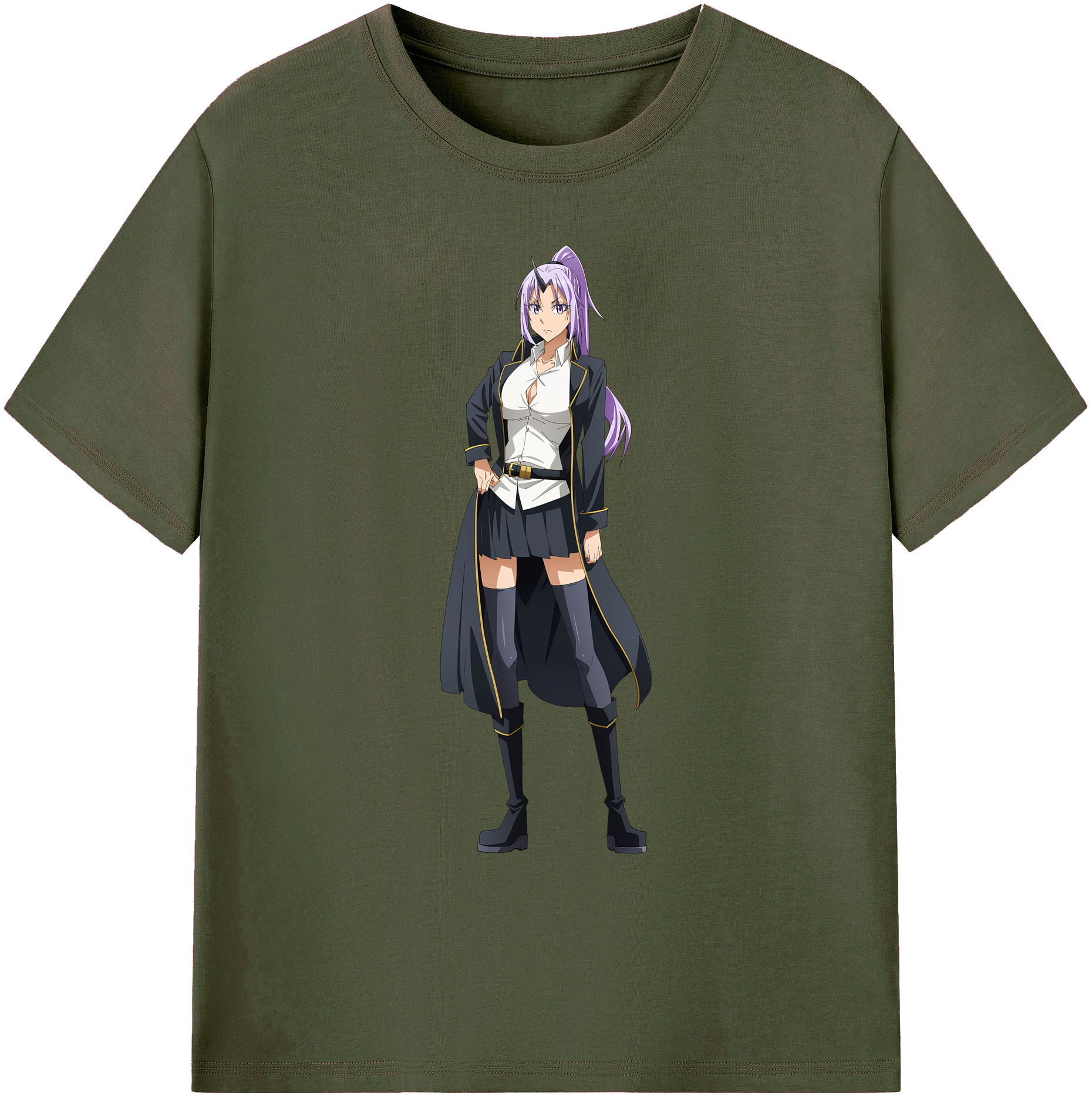 （画像用） 転スラ Regarding Reincarnated to Slime 綿100％ メンズ半袖Tシャツ｜肌触りやわらか＆通気性
